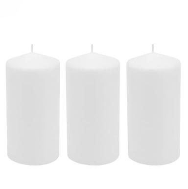 Stonebriar Unscented Pillar Candles 3-Pack | Mubboo