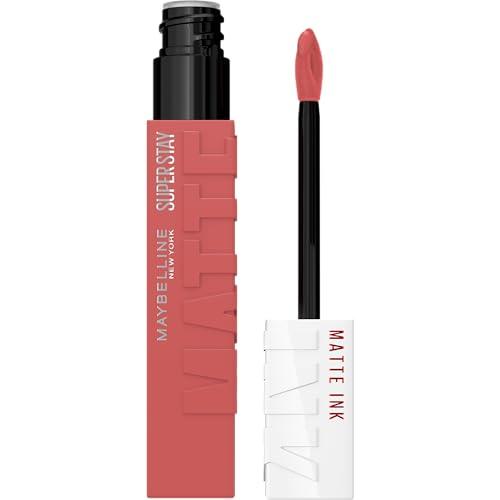 Maybelline Super Stay Matte Ink Liquid Lipstick in Ringleader shade with arrow applicator