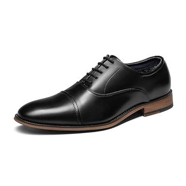 Bruno Marc Men's Lace Up Soft Cap-Toe Formal Dress Shoes, Louis_2 | Mubboo