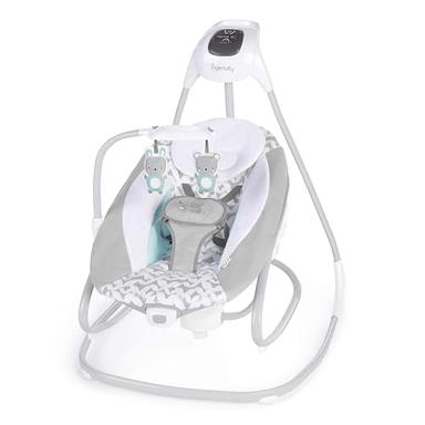 Ingenuity 2-in-1 SimpleComfort Lightweight Compact 6-Speed Multi-Direction Baby Swing & Rocker