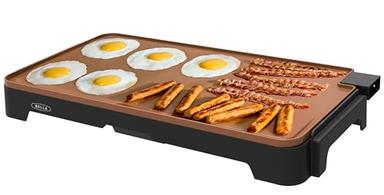 bella XL Electric Ceramic Titanium Griddle, 22-Inch | Mubboo