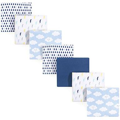 Luvable Friends 7-Pack Cotton Flannel Receiving Blankets | Mubboo