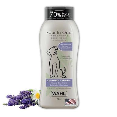 Wahl USA 4-in-1 Calming Dog Shampoo with Lavender Chamomile Scent, 24 oz | Mubboo