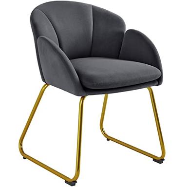 Yaheetech Flower Shape Velvet Armchair | Mubboo