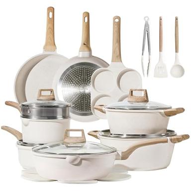 CAROTE 21-Piece Nonstick Induction Cookware Set | Mubboo