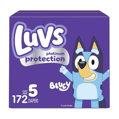 Luvs Platinum Protection Diapers, Size 5, 172 Count | Mubboo