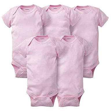 Gerber Baby 5-Pack Solid Onesies Bodysuits | Mubboo