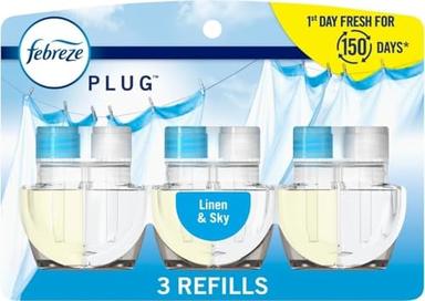 Febreze Plug‑In Air Freshener (Linen & Sky)
