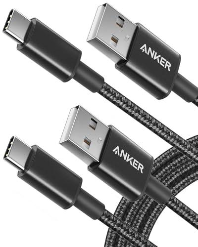 Anker USB A to USB C Cable 2 Pack 6ft Black