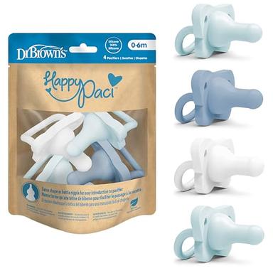 Dr. Brown's HappyPaci 100% Silicone Baby Pacifier