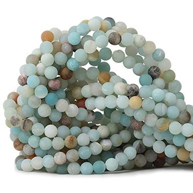 CHEAVIAN 60pcs Frosted Amazonite Beads | Mubboo