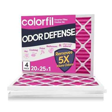 Colorfil 20x25x1 MERV 8 Air Filter (4-Pack) | Mubboo