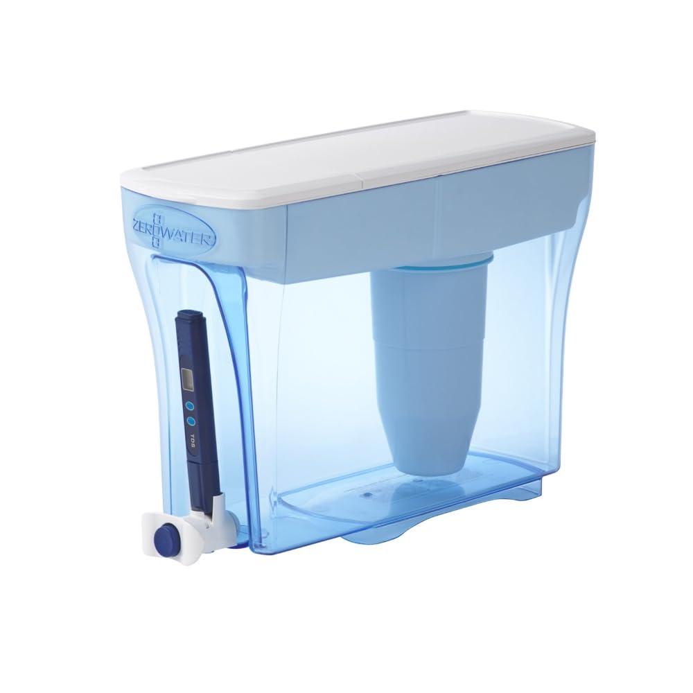 ZeroWater 23-Cup Dispenser Ready-Pour 5-Stage Water Filter with TDS meter