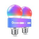 Govee Smart Light Bulbs, WiFi & Bluetooth Color Changing Light Bulbs, Music Sync, 16 Million DIY Colors RGBWW Color Lights Bulb, Work with Alexa, Google Assistant Home App, 800 Lumen, 2 Pack | Mubboo