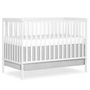 Dream On Me Synergy 5-in-1 Convertible Full-Size Baby Crib with Toddler, Day & Full Bed Conversion in White, GreenGuard Gold & BSA, 3 Mattress Heights, Sustainable Pinewood | Mubboo