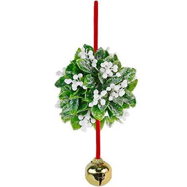 Ornativity Mistletoe Bell Hanging Kiss Decoration | Mubboo
