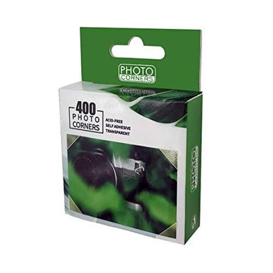 MeFacys 400 Pcs Clear Self-Adhesive Photo Corners