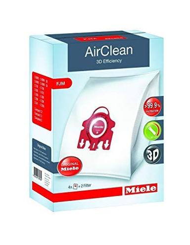 Miele Genuine Vacuum Cleaner AirClean Dust Bags Type FJM Pack of 8 | Mubboo