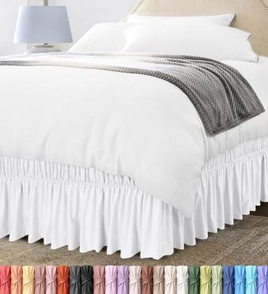 Utopia Bedding Adjustable Wrap Ruffled Bed Skirt | Mubboo
