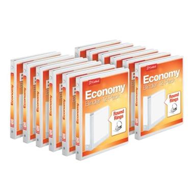 Cardinal 0.5 Inch Round Ring Binder (12 Pack) | Mubboo