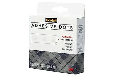Scotch Adhesive Dots, Medium, 0.3 inches, 300 Dots | Mubboo