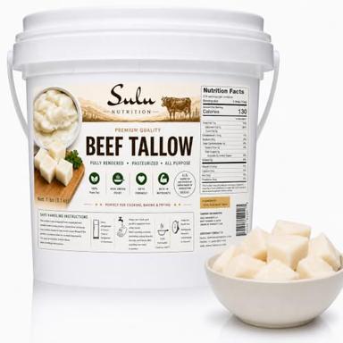 100% Pure Rendered Beef Tallow by SULU ORGANICS