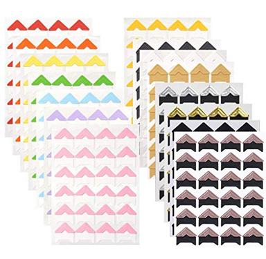 Pulaisen 360 Count Self-Adhesive Acid Free Photo Corners