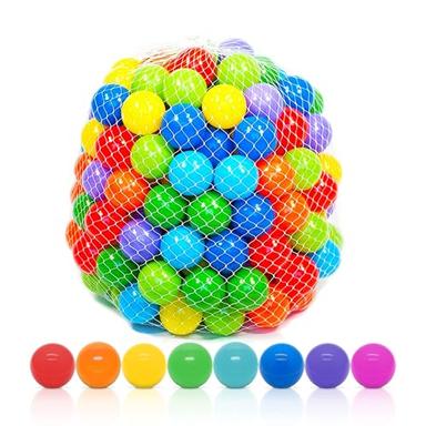 Playz Soft Plastic Mini Ball Pit Balls 50 Count | Mubboo