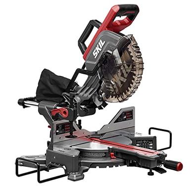 SKIL MS6305-00 10-Inch Dual-Bevel Sliding Compound Miter Saw | Mubboo