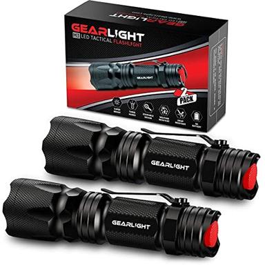 GearLight M3 Mini LED Flashlight 2-Pack | Mubboo