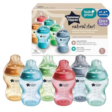 Tommee Tippee Natural Start Anti-Colic 9 oz, 6-pack | Mubboo