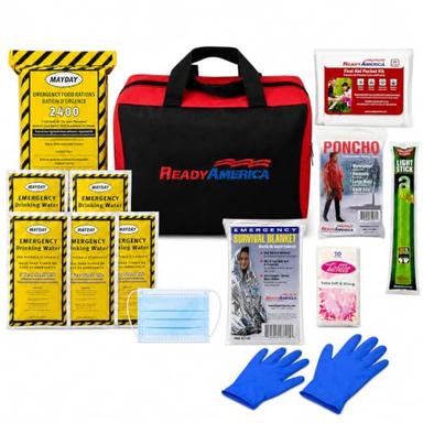 Ready America 72 Hour Emergency Kit, 1-Person, 3-Day Tote | Mubboo