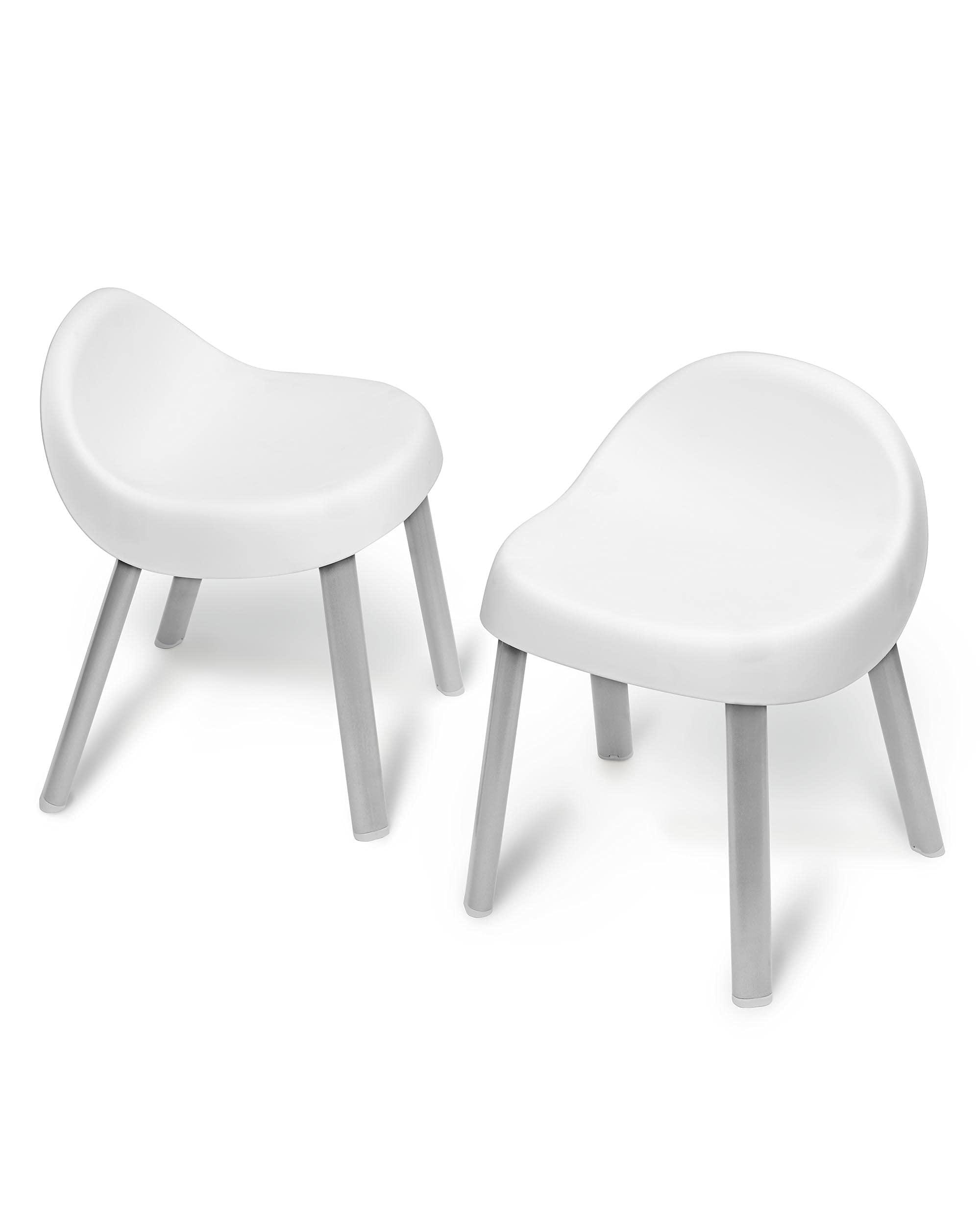 Skip Hop toddler activity chairs in white