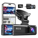 REDTIGER 4K Dash Cam Front Rear, STARVIS 2 Sensor, Free Card Included, 5.8GHz WiFi-20MB/s Fast Download, Dash Camera for Cars with GPS, WDR Night Vision, 170°Wide Angle, 24H Parking Mode(F7NP) | Mubboo
