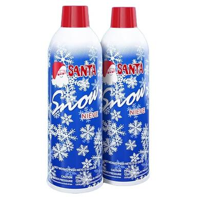 Prextex 2 Pack Fake Snow Spray for Christmas Tree | Mubboo