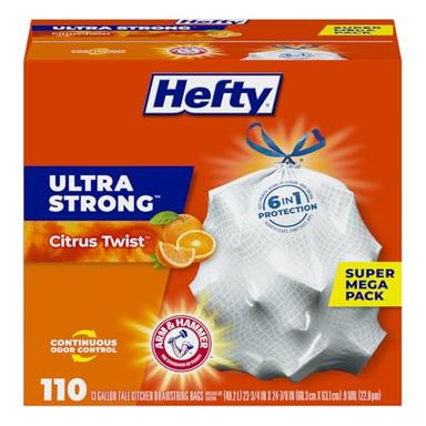 Hefty Ultra Strong 13 Gallon, 110 Count | Mubboo