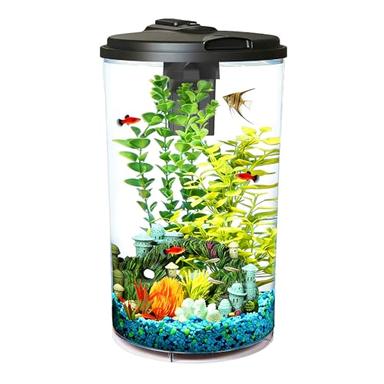 Koller Products Plastic 6-Gallon AquaView 360 Aquarium Kit