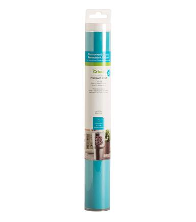 Cricut Premium Permanent Vinyl, Light Blue - 4ft Roll