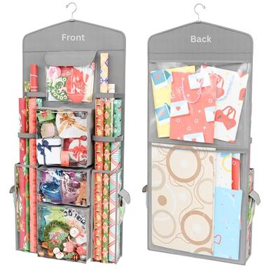 ProPik Hanging Double-Sided Gift Wrap Organizer | Mubboo