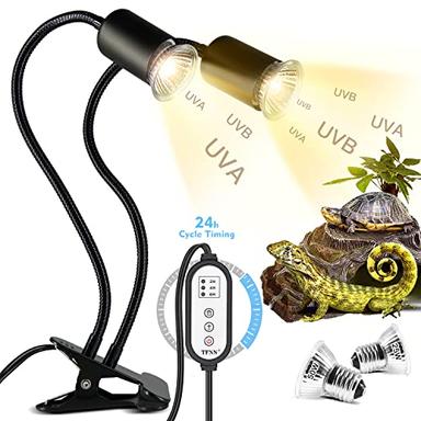 TFNN Double-Head Reptile Heat Lamp | Mubboo