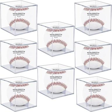 KALOPEZY 8-Pack Baseball Display Case, UV Protected | Mubboo