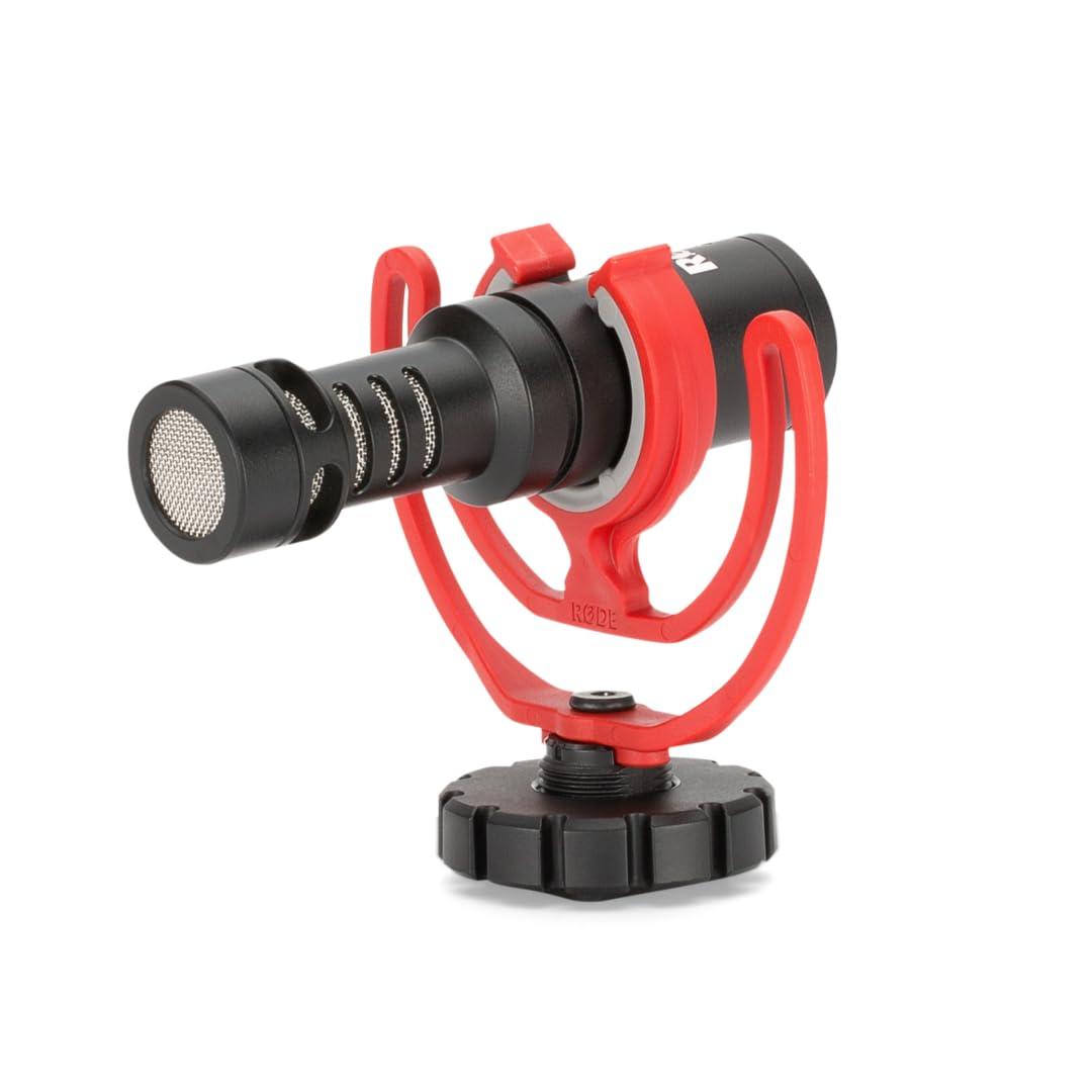Rode VideoMicro compact on-camera shotgun microphone with Rycote Lyre shock mount
