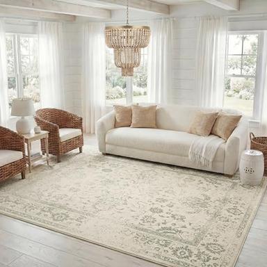 SAFAVIEH Adirondack 8x10 Distressed Vintage Floral Rug | Mubboo