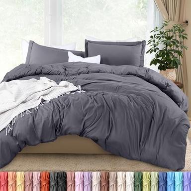 Utopia Bedding Duvet Cover Queen Size - 3 Piece with Zipper Closure | Mubboo