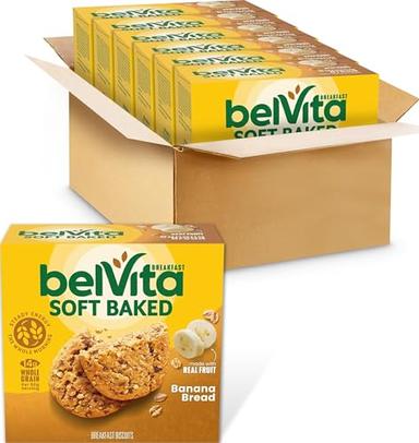 belVita Soft Baked Breakfast Bars, Banana Bread | Mubboo