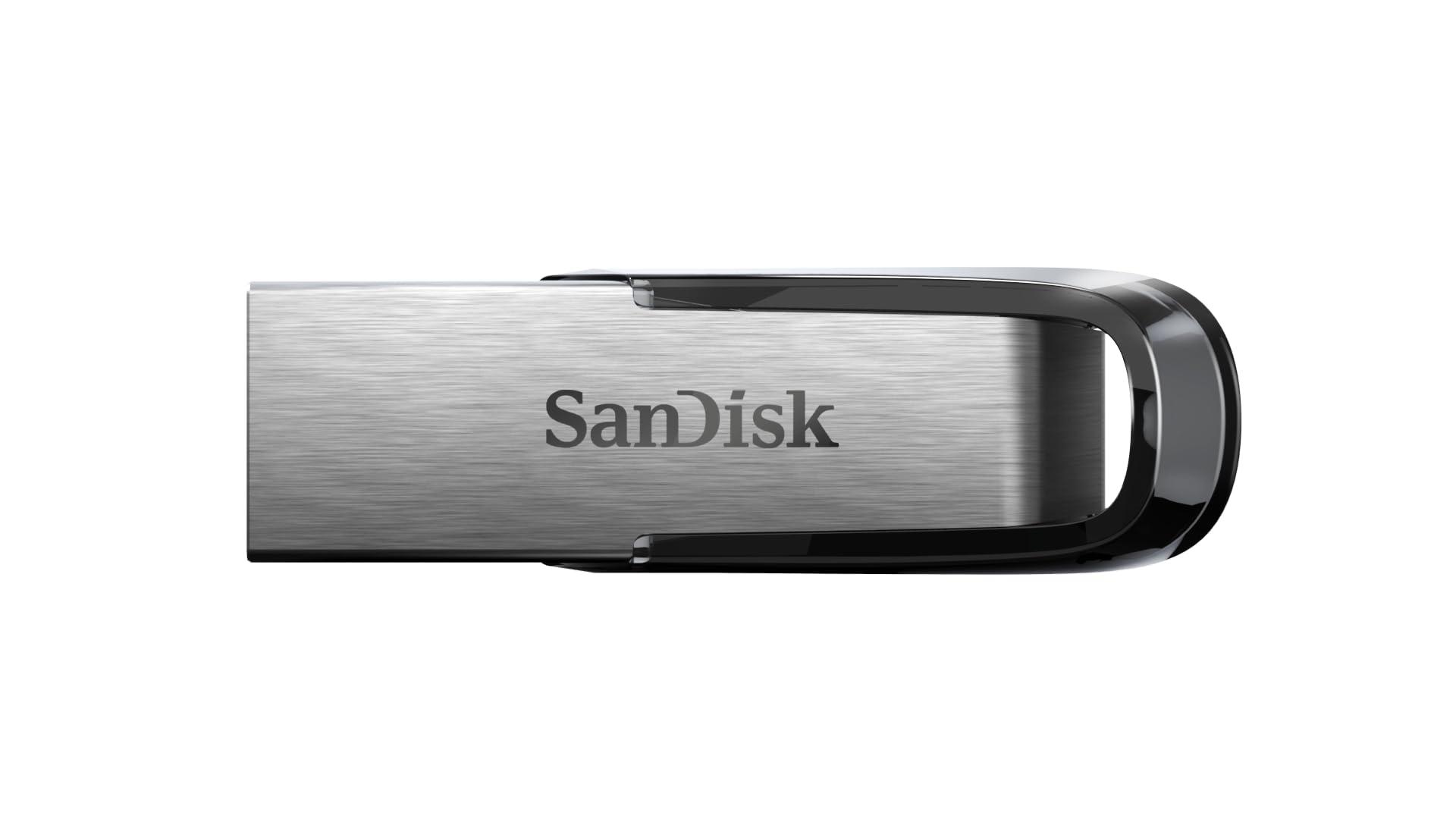 SanDisk 128GB Ultra Flair USB 3.0 Flash Drive, Black