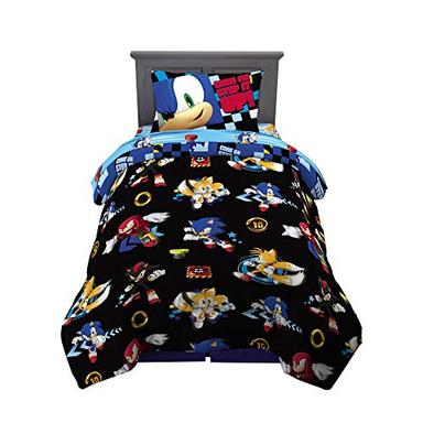 Franco Sonic the Hedgehog 4 Piece Twin Bed Set