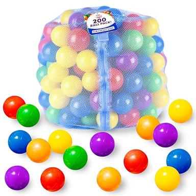 Sunny Days Entertainment 200 Premium Crush-Resistant Play Balls