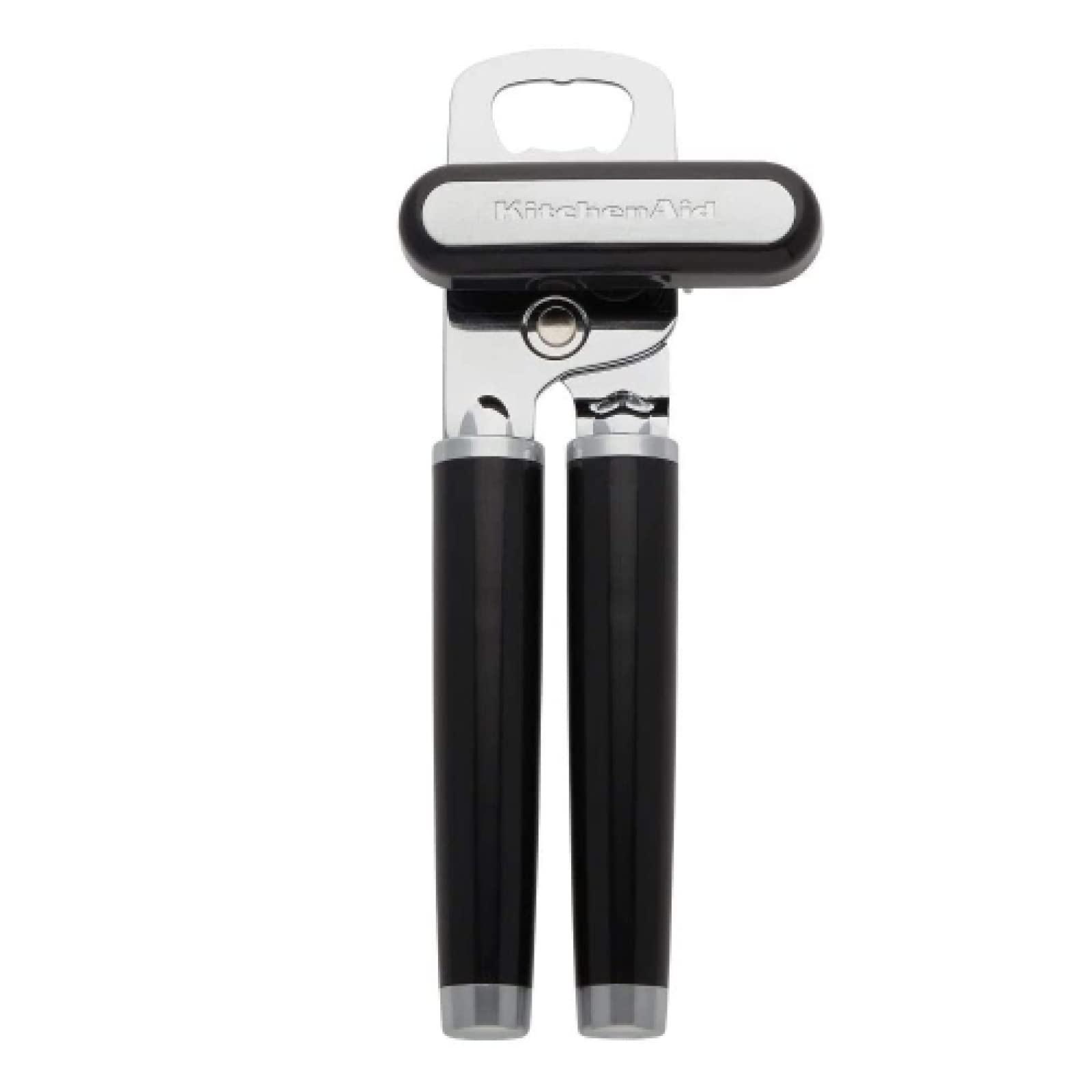 KitchenAid Classic Multifunction Can Opener and Bottle Opener in black