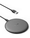Anker 313 Wireless Charger (Pad), Qi-Certified, 10W Max Fast Charging for Samsung, Compatible with iPhone 16 Plus/15 Plus/14 Plus/12, AirPods (No AC Adapter, Not MagSafe Magnetic Charging Compatible) | Mubboo